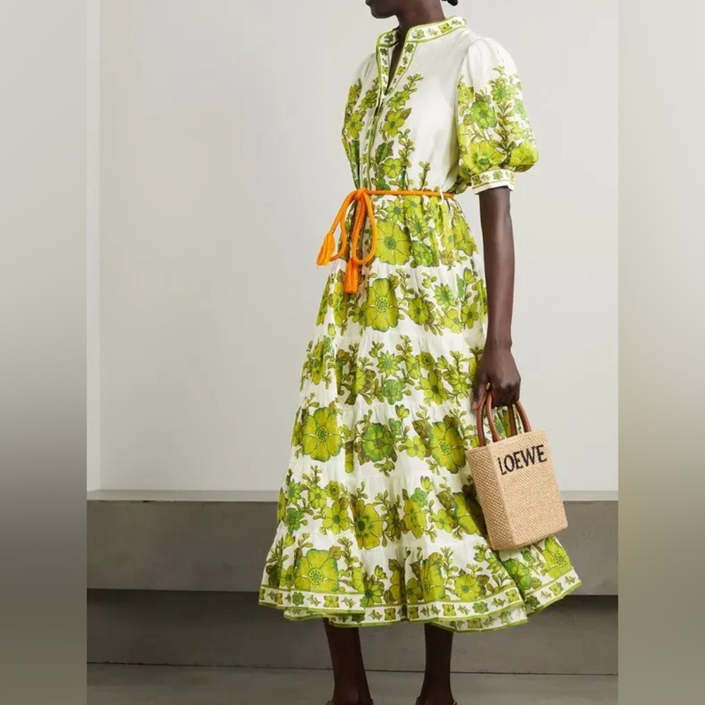 ALEMAIS wallis belted floral dress